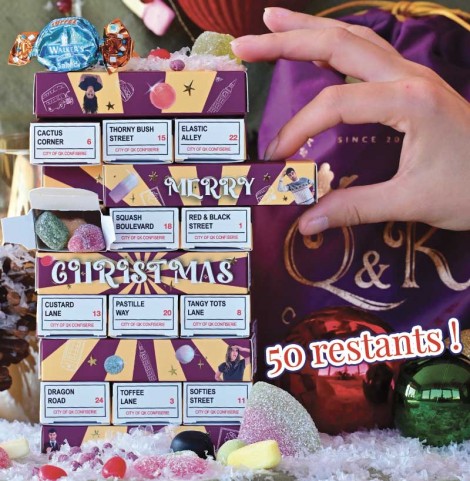 calendrier de l'avent bonbons anglais