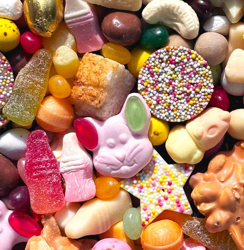 sachet de bonbons de paques