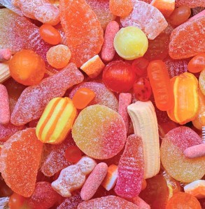 bonbons fruit de la passion pêche