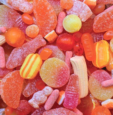 bonbons fruit de la passion pêche