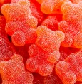 bonbon peche blanche vegetarien