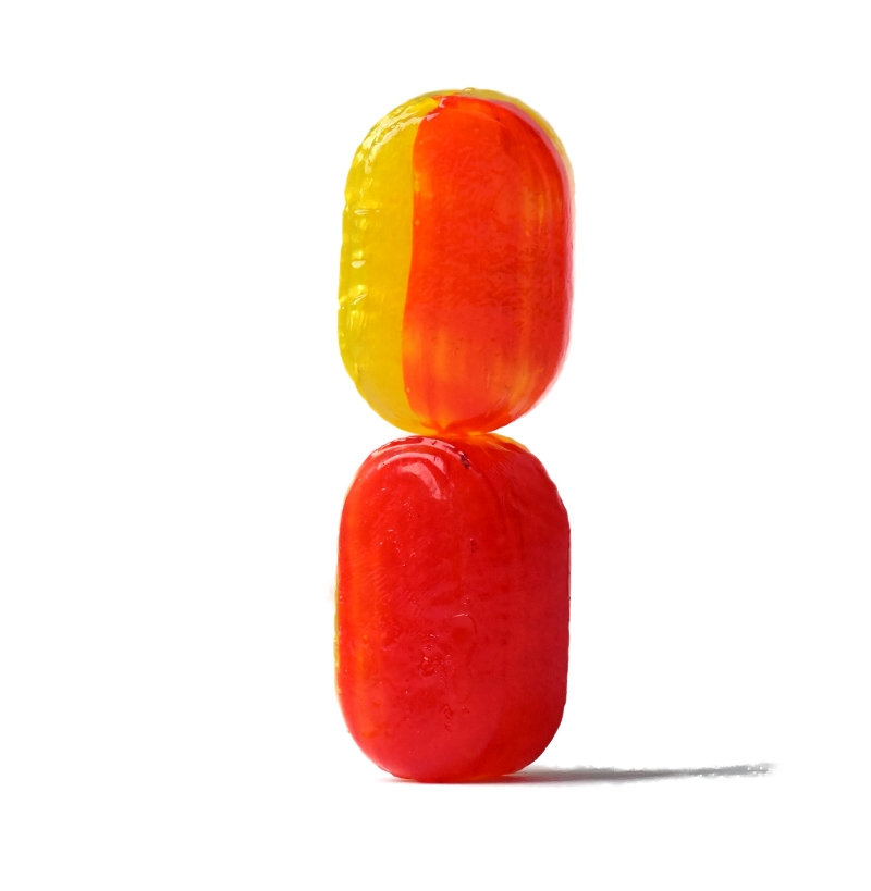bonbon sans sucres rhubarbe