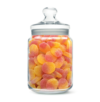 Fizzy Peaches bonbons acidulés anglais