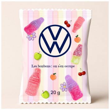 Sachets de bonbons personnalisés pour entreprises made in france
